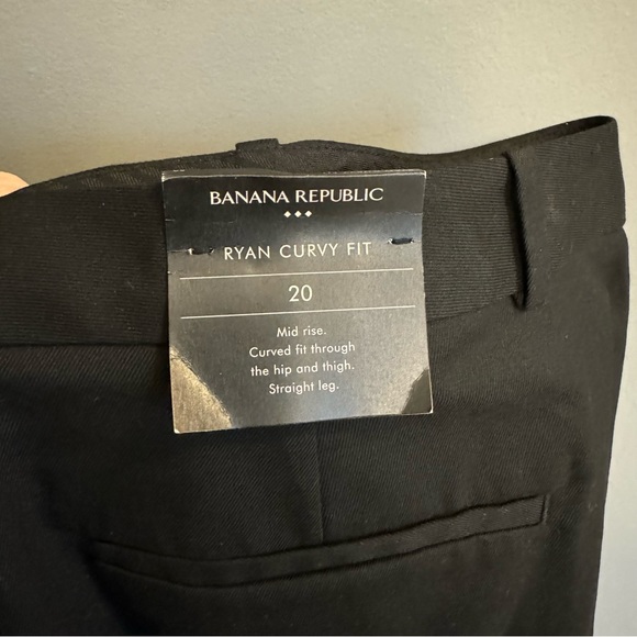 Banana Republic Factory Curvy Ryan Straight Pant 20 NWT - Picture 7 of 8